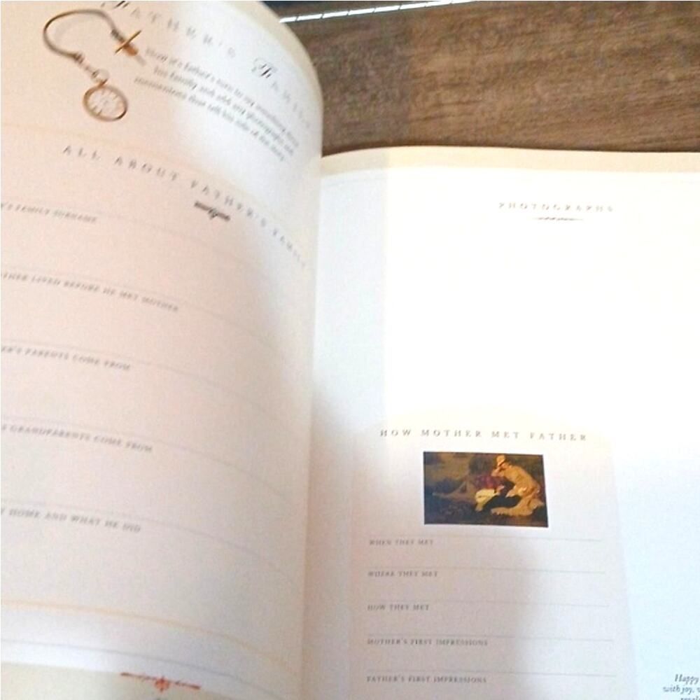 Vintage Our Family Album Family Tree 1993 Keepsake Book In Box - Picture 7 of 7